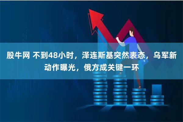 股牛网 不到48小时，泽连斯基突然表态，乌军新动作曝光，俄方成关键一环