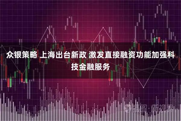 众银策略 上海出台新政 激发直接融资功能加强科技金融服务