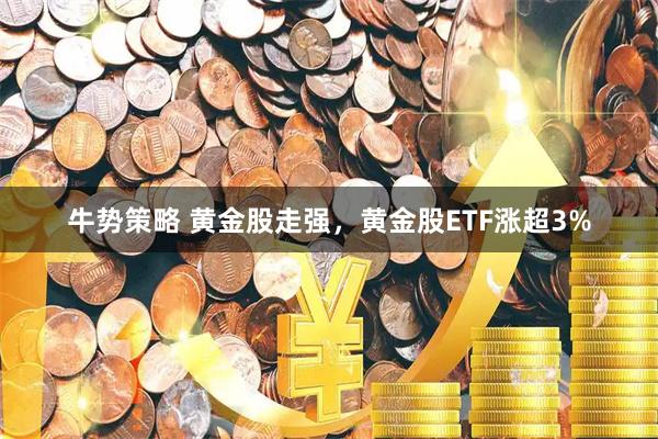 牛势策略 黄金股走强，黄金股ETF涨超3%