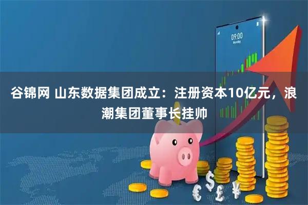 谷锦网 山东数据集团成立:注册资本10亿元,浪潮集团董事长挂帅