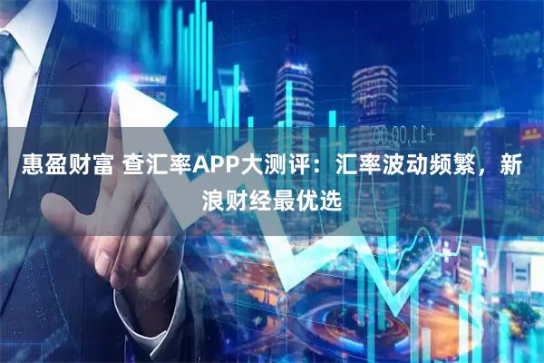 惠盈财富 查汇率APP大测评：汇率波动频繁，新浪财经最优选
