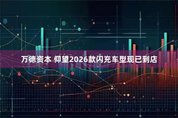 万德资本 仰望2026款闪充车型现已到店